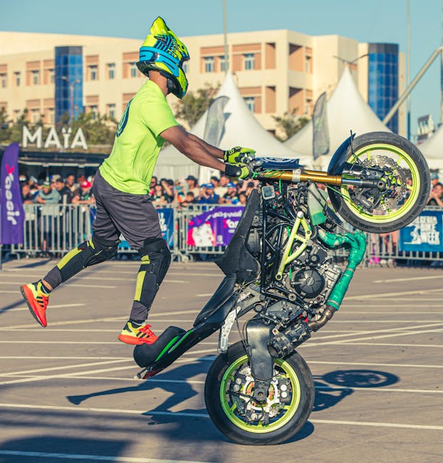 Dynamic stunt biking