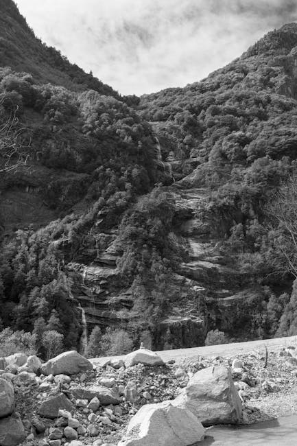 Rugged mountain cliff representing architectural strength