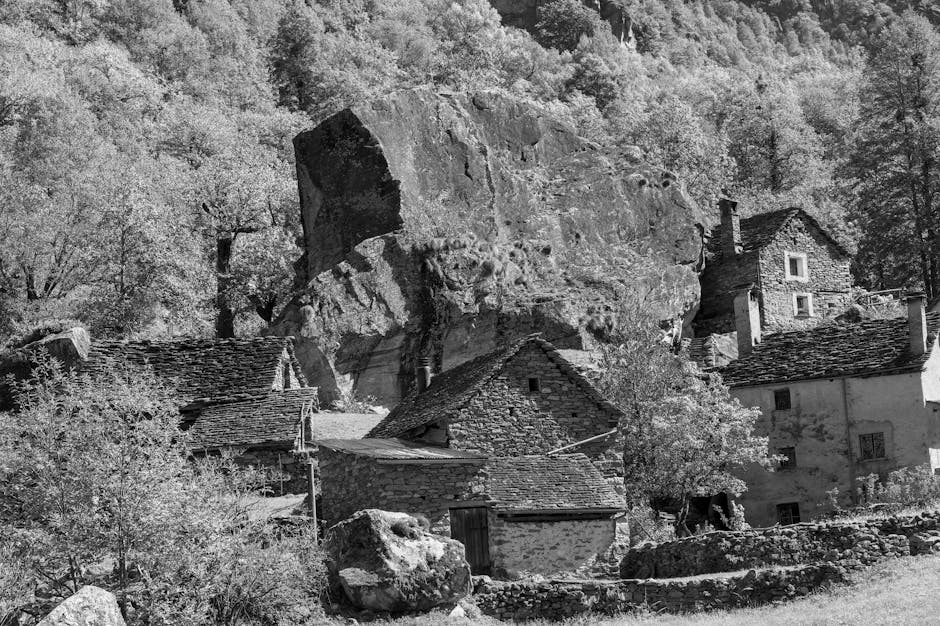 Stone village architectural styles